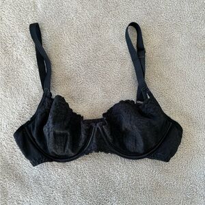 Elegant Black Lace Bra